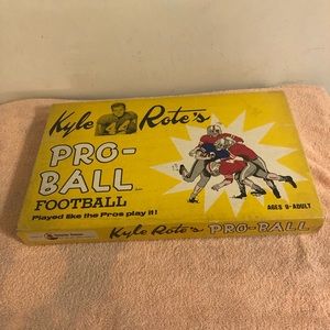 Vintage Kyle Rote’s Pro Ball Football Game #11S500 Still Sealed